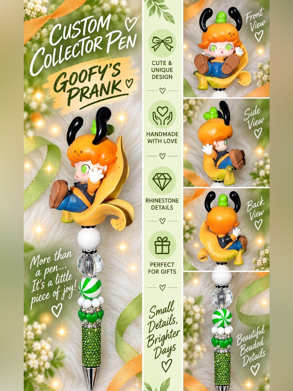 POP MART Dimoo World x Disney Series Confirmed Figure Doll - Goofy's Prank pen